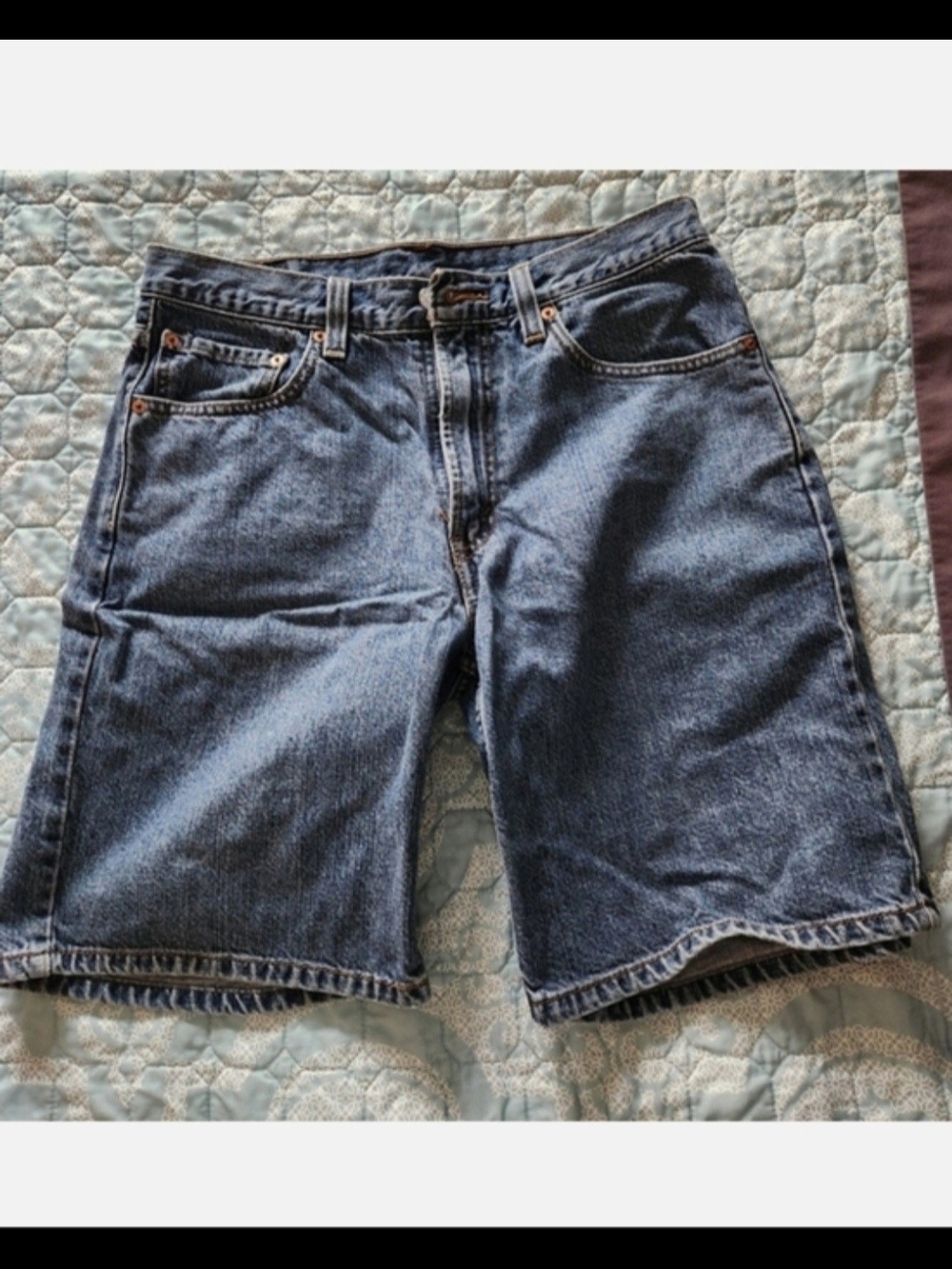 Levi's Dark Blue Men's Denim Shorts